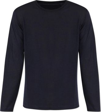 Sease T-Shirt LS - Heren - Longsleeves - Blauw - L - Wol - Tops