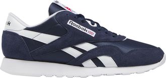 Reebok Men Classic Nylon Sneaker, Vector Navy/FTWR White/FTWR White, 10.5