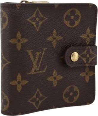 Louis Vuitton Pre-owned Vintage Monogram Canvas Portemonnee - Dames - Vintage Accessoires - Bruin - ONE Size - Vintage