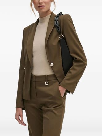 Joop Blazer met enkele rij knopen - Groen