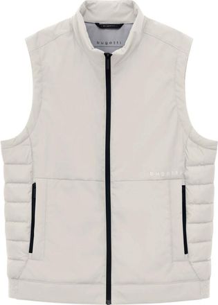 Bugatti Vest met opstaande kraag - Heren - Bodywarmers - Beige - 4XL - Polyester - Jassen