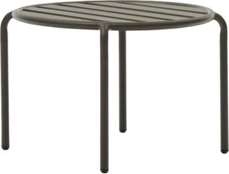 K Home Hochwertiger Outdoor Beistelltisch Jancolso ø 68 x 42 cm, Dunkelgrün