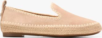 Cole Haan Womens Cloudfeel Asbury Slip On Loafer In Tuscan Sand/raffia