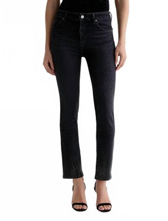 AG - Adriano Goldschmied Mari Mid Rise Slim Straight Jean In Glasgow Constellation