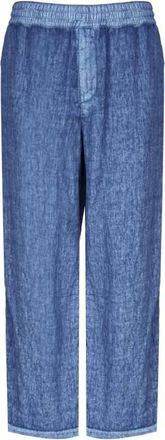 Burberry EKD Logo Linen Trousers, Size X-Large