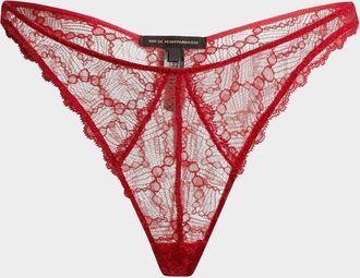 Kiki De Montparnasse Mon Cherie Lace Thong