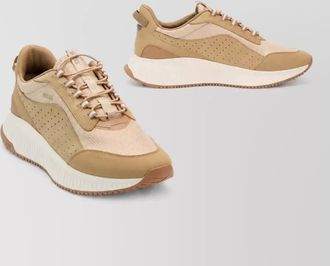HUGO BOSS calfskin low-top sneakers