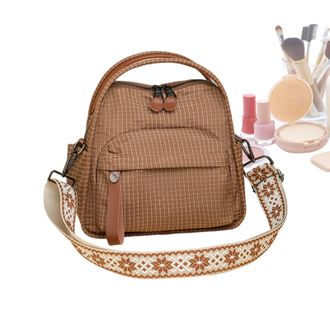 Generic Shoulder Bag for Women | Large Capacity Zipper Fashion Multi-Pocket,Trendy Purse Shoulder Tote Bag - for Outdoor Travel Work Camping Shopping Dating E