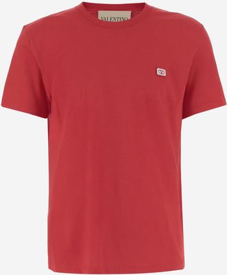 Valentino Garavani Red Crew Neck T-shirt