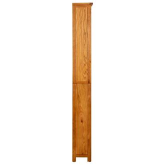 Berkfield Home Beautiful 6-Tier Bookcase 80x22.5x180 cm Solid Oak Wood in Brown