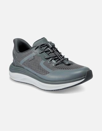 Kizik Mens Kizik Mens London Slip On Trainers - Grey - Size: 12