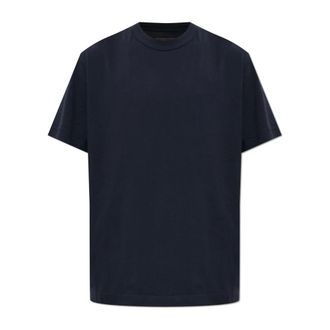 Woolrich Tops, Heren, Blauw, M, Katoen, Cotton Logo Pocket T-Shirt