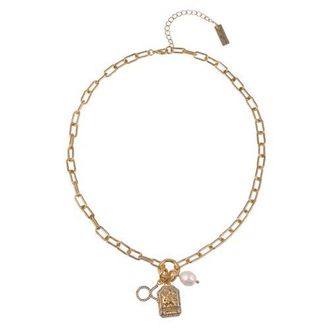 Hallmark Zodiac Pendant Necklace in Gold - Taurus at Nordstrom, Size 18