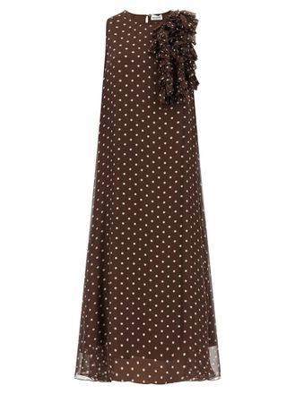 Parosh Brown Pallina dress