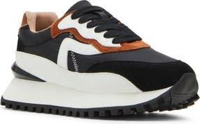 Blondo Lois Retro Waterproof Running Sneaker in Black/Tan at Nordstrom Rack, Size 7.5