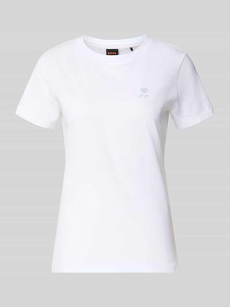 Boss Orange by Hugo Boss BOSS Orange Regular Fit T-Shirt aus reiner Baumwolle Modell C_ESOGO_3 in Weiss, Gr&ouml;&szlig;e XL