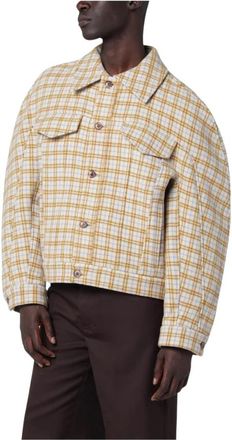S&eacute;fr Matthieu Jacket - Heren - Zomerjassen - Beige - XL - Wol - Jassen