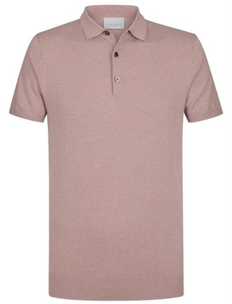 Profuomo Poloshirt Profuomo roze lyocell
