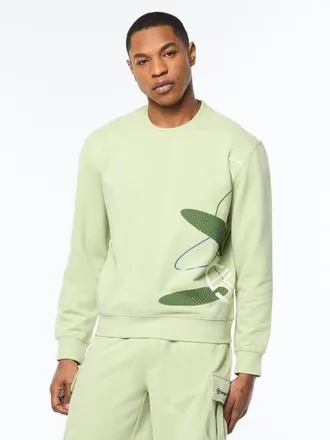 Sergio Tacchini Ciro Crewneck Sweatshirt in Reseda at Nordstrom, Size Xxx-Large