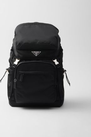 Prada Re-Nylon and Saffiano leather backpack