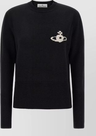 Vivienne Westwood wool logo-intarsia crew-neck sweater