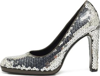 Miu Miu Pumps con paillettes 110mm - Argento