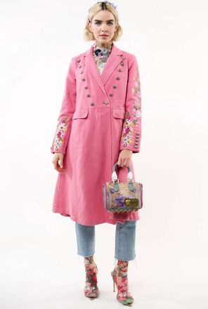 Aratta City Coat In Pink
