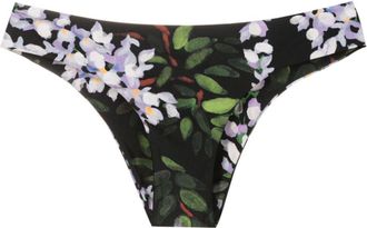Lenny Niemeyer Set bikini a fiori - Nero