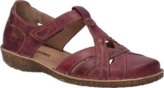 Josef Seibel Klettschuh JOSEF SEIBEL ROSALIE 29, Damen, Gr. 44, lila (orchidee), Leder, used, Schuhe Klettschuh, Spangenschuh, Sandale, Komfortschuh mit modischer 