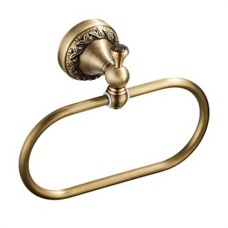 OEM Anillo Para Servilletas Ovalado De Lat&oacute;n Vintage, Accesorios
