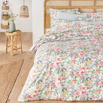 La Redoute Interieurs Dekbedovertrek in perkalkatoen, Colored Field