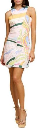 Ciebon Erika Halter Dress in Light Pink Multi at Nordstrom Rack, Size Medium