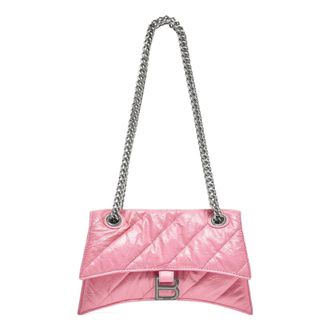 Balenciaga (WMNS) Balenciaga Crush Small Chain Bag Quilted Pink 716351210J05812