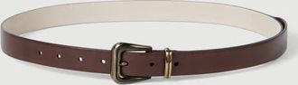 Brunello Cucinelli Cowhide belt with monili in Brown at Nordstrom, Size X-Large
