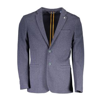 GANT Mens Tailored Twobutton Blazer - Grey Cotton - Size EU 48 (Mens)