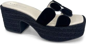 Koko + Palenki Womens Lucia Sandals In Black