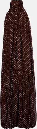 Rotate Polka-dot chiffon jumpsuit