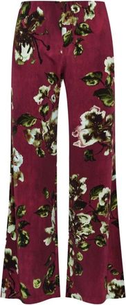 Maliparmi Frosted Blossom Trouser - Dames - Wijde Broeken - Veelkleurig - M - Broeken