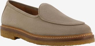 Jacques Solovière Mokassins aus genarbtem Leder Alexis