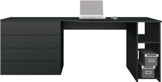 Borchardt Möbel Schreibtisch »Vaasa« Breite 196 cm, Push to Open-Funktion