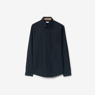 Burberry Regular Fit Cotton Poplin Shirt, Size: XXL