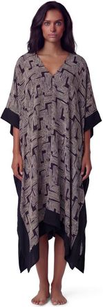 Lords of Harlech Inter Twine Womens Kaftan in Inter Twine Black at Nordstrom