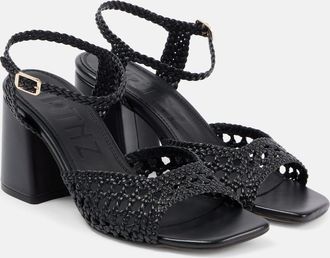 Souliers Martinez Capri woven leather sandals