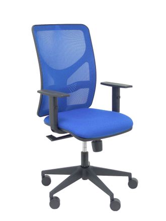 Piqueras y Crespo Silla Motilla Malla Azul Asiento Bali Azul Brazo Regulable