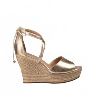 UGG Womens Reagan Wedge Sandal In Gold