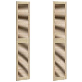 vidaXL Porte Per Armadi Altro 2 Pcs Marrone 201 X 39.5 X 2.1 Cm - Vidaxl
