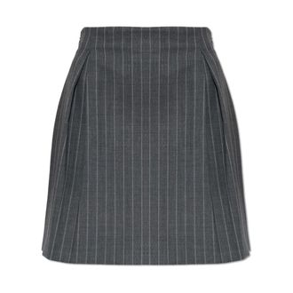 Valentino Garavani Dames, Rokken, Grijs, Maat: 2XS Wol