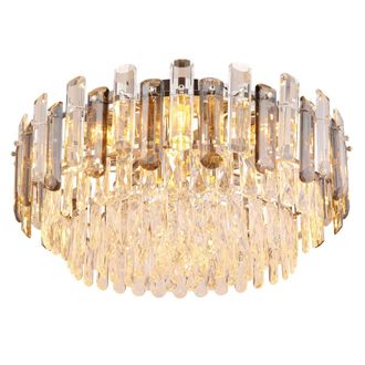 Globo Lighting Globo - Plaf&oacute;n - Orgina - Cromo - Vidrio - &Oslash; 55cm - E14 - 63109d1