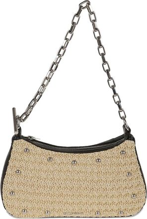 Alexander McQueen Borsa a spalla con borchie - Toni neutri