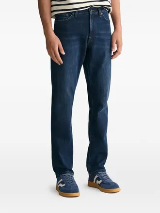 GANT five-pocket jeans - men - Cotton/Polyester/Elastane - 30/34 - Blue